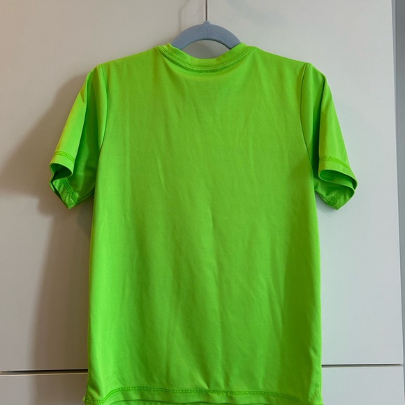 Adidas Kids Green Athletic T-Shirt Size 6 - Picture 6 of 6